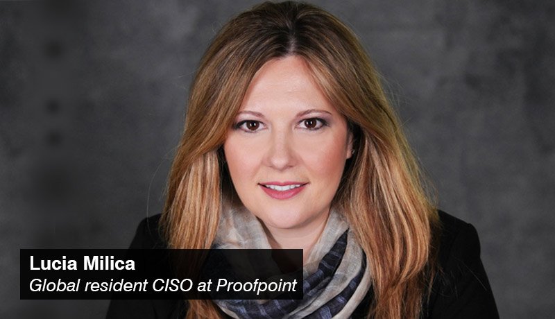 Lucia Milica- global resident - CISO - Proofpoint. -techxmedia