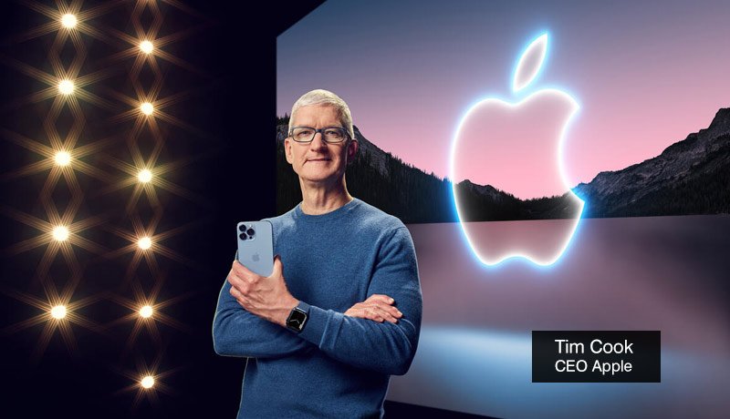 Tim Cook - Apple - CEO - iPhone 13 - iPads - apple watches - techxmedia