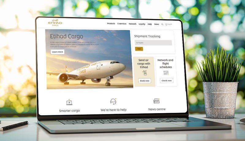 Etihad Cargo - online imprints -updated website - techxmedia