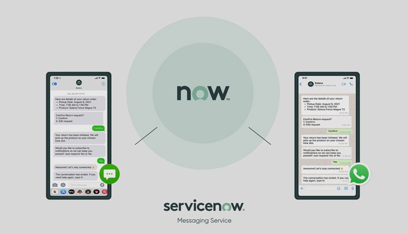 ServiceNow-messaging-service - customer experience - techxmedia