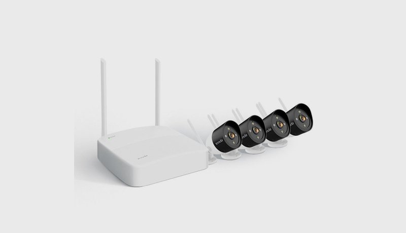 Tenda K4W-3TC 4 Channel Wireless HD Video Security Kit - techxmedia