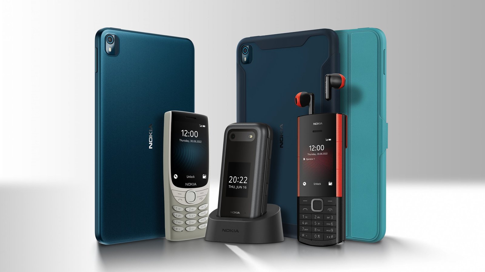 Three new Nokia iconic feature phones and a new Nokia tablet enhance HMD