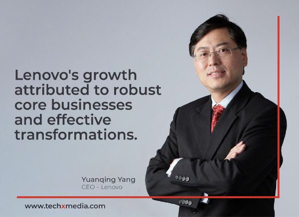 Chairman and CEO, Yuanqing Yang