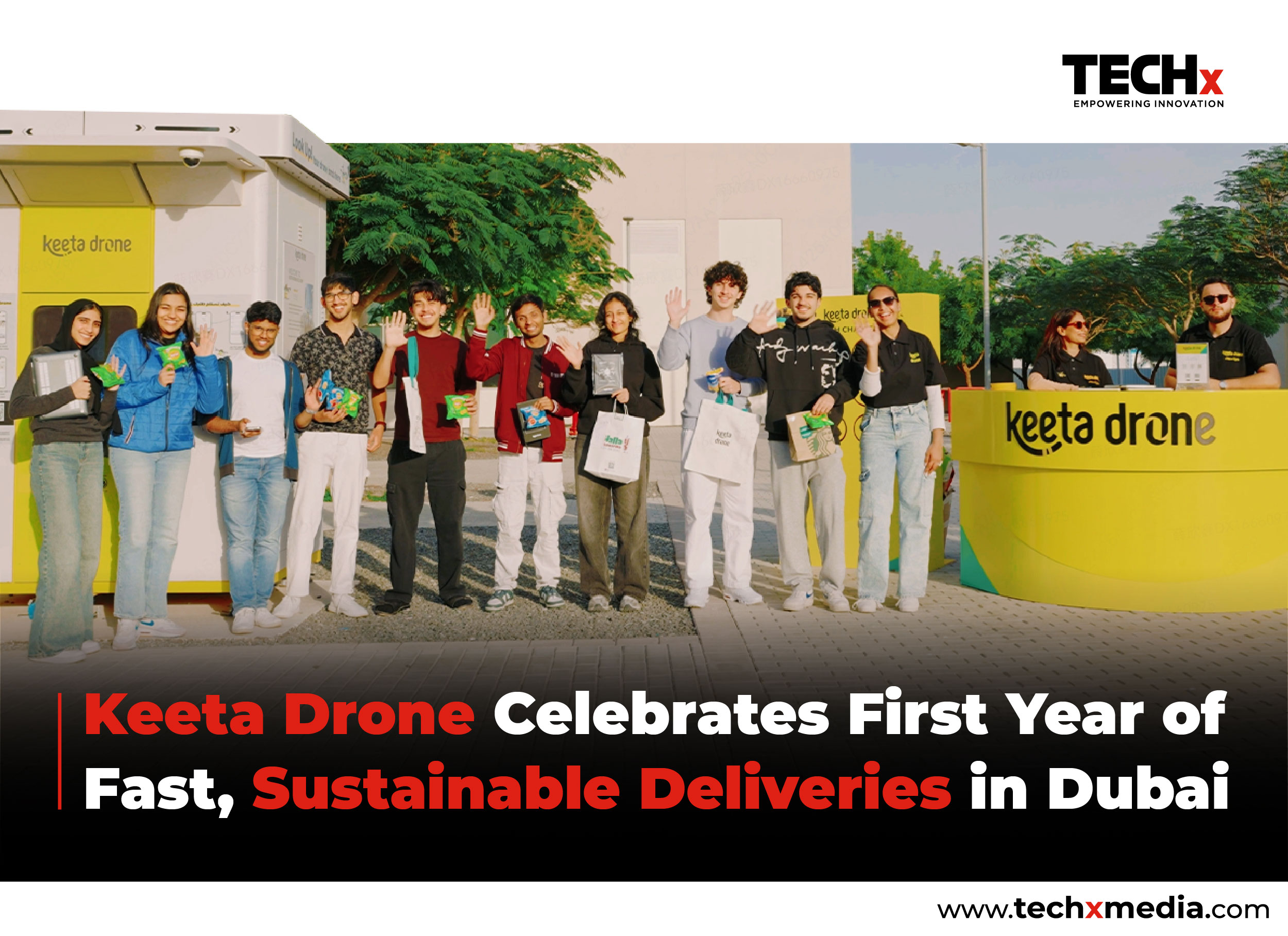 Keeta Drone Marks One Year of Commercial Operations in Dubai