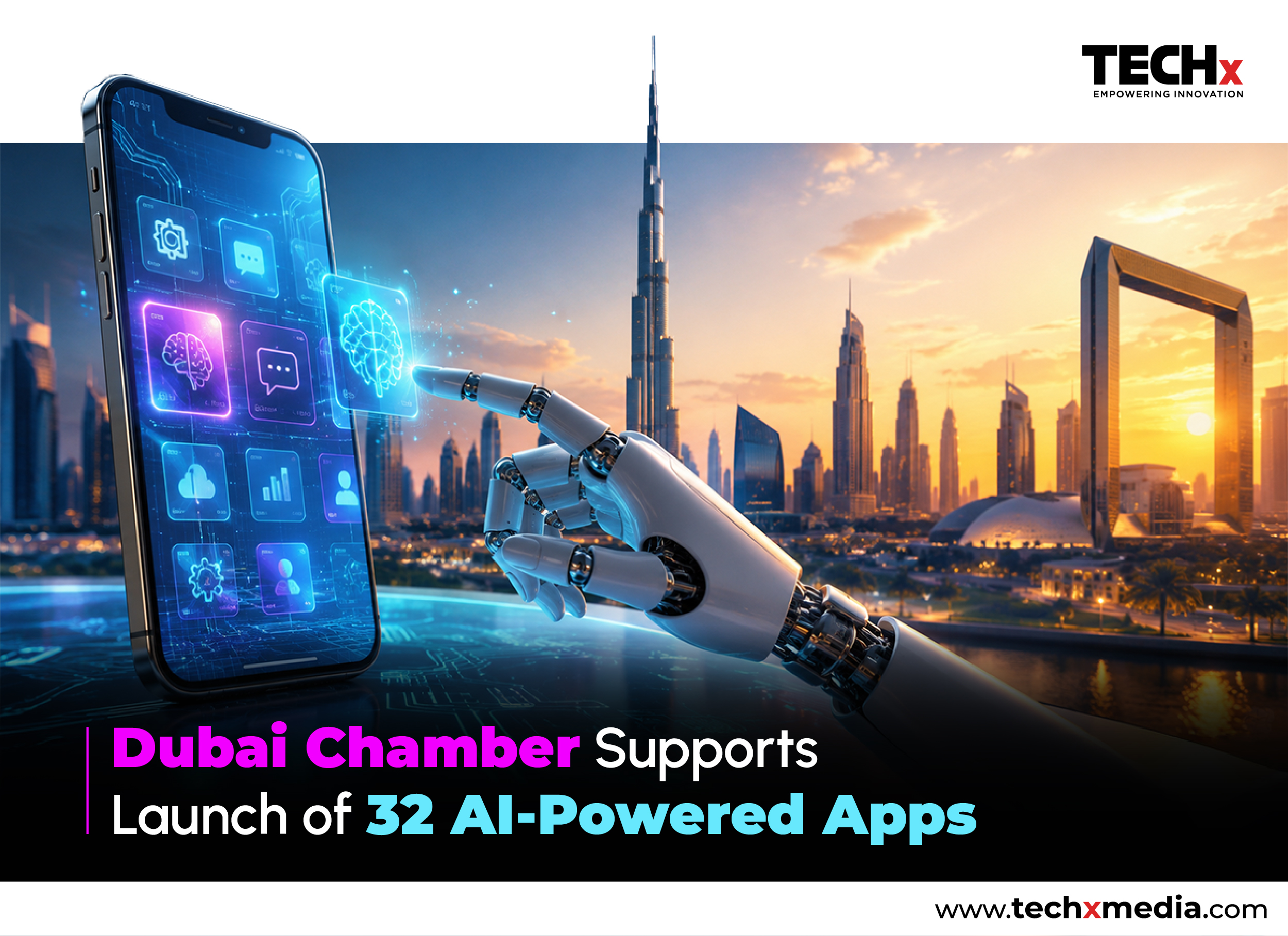 Dubai Chamber Supports Launch of 32 AI-Powered Apps