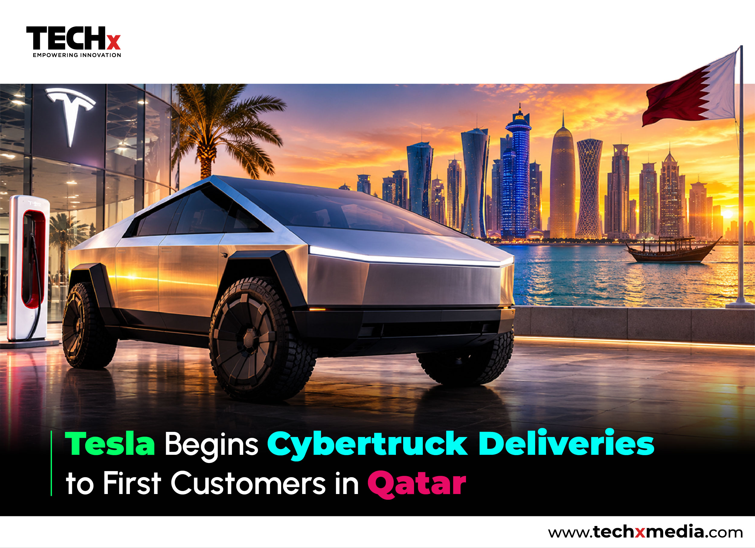 Tesla Begins Cybertruck Deliveries in Qatar