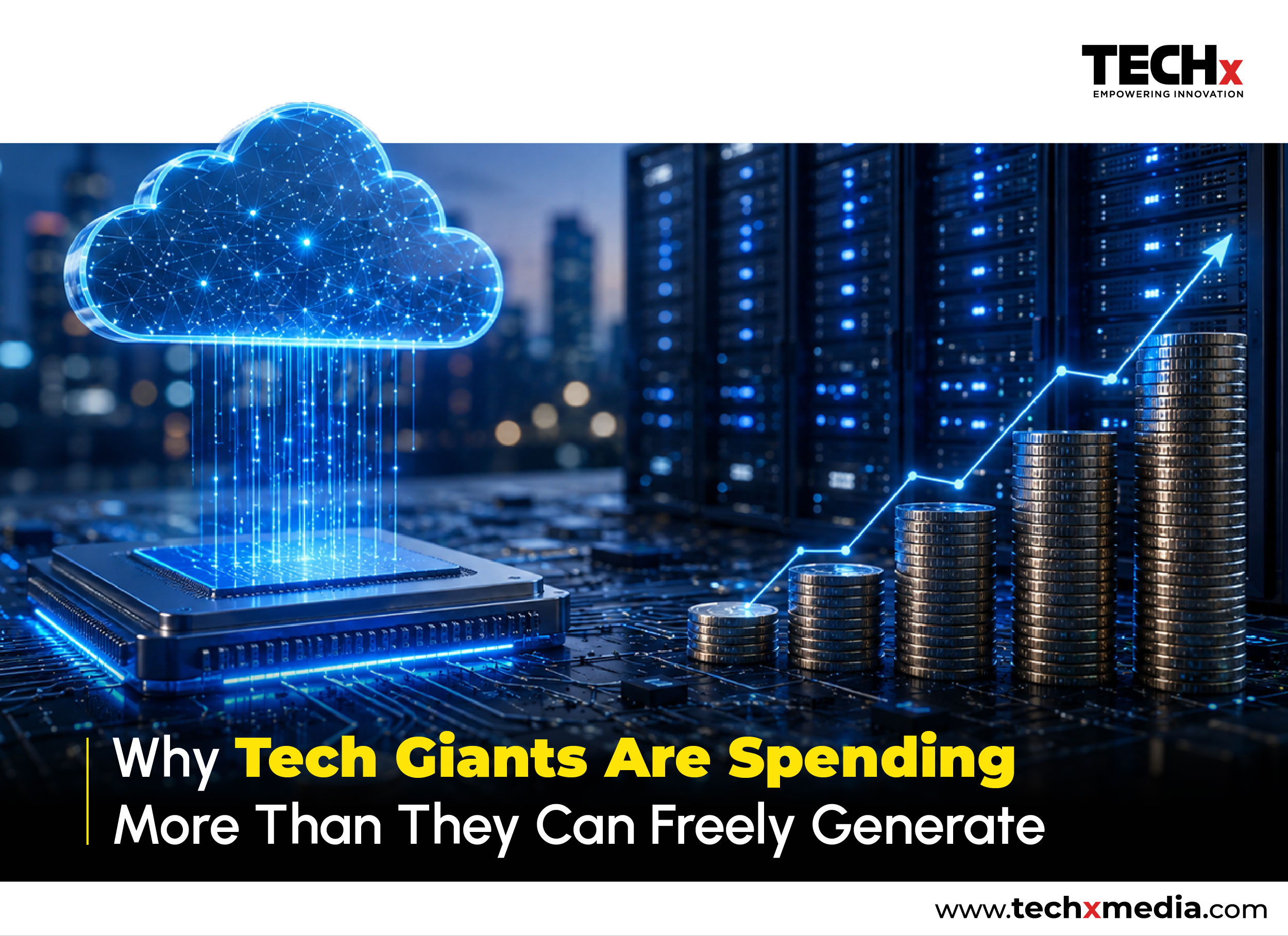 Big Tech AI Spending Puts Free Cash Flow Under Pressure