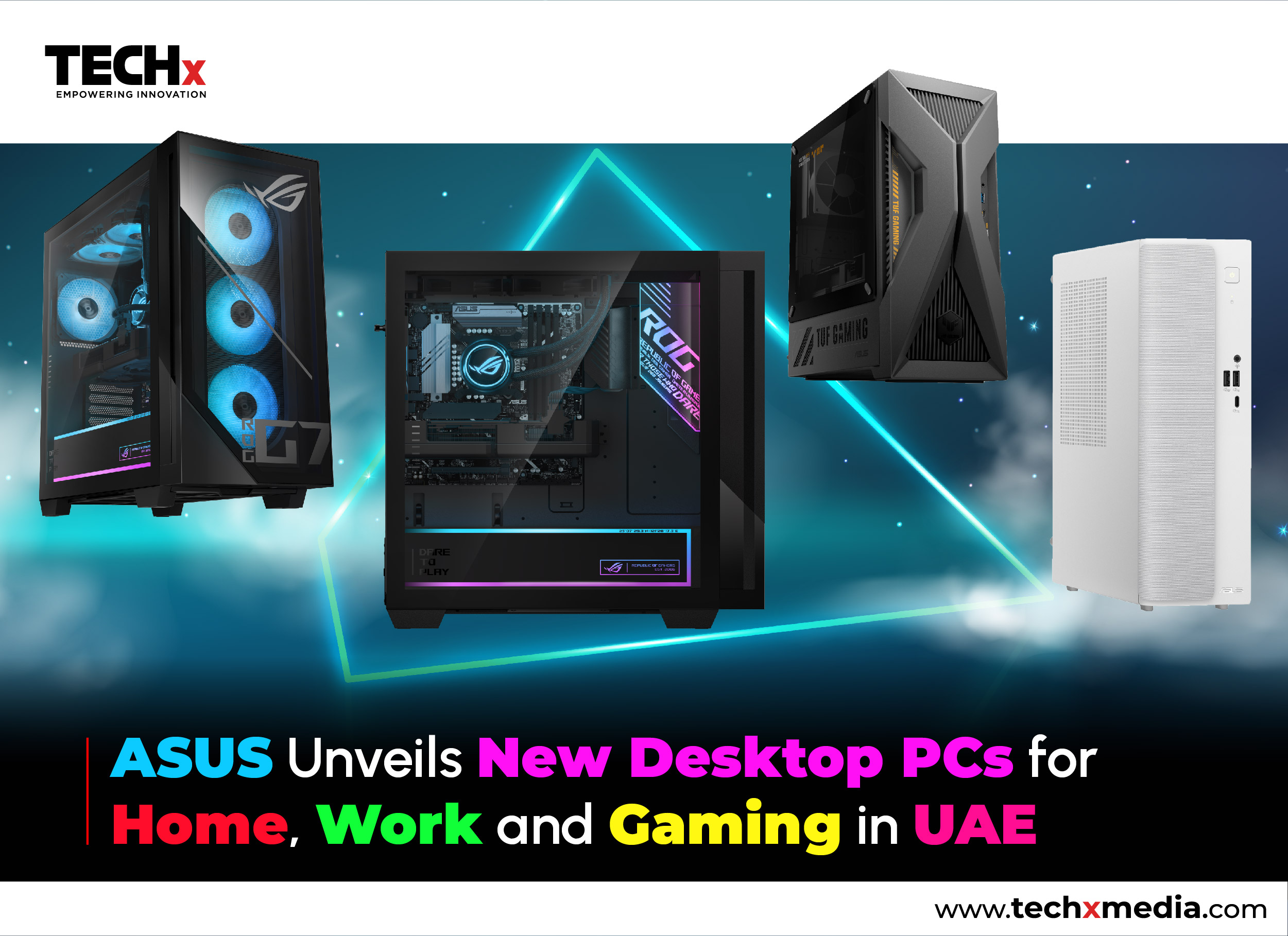 ASUS Desktop PCs Arrive in UAE with New Gaming Lineup