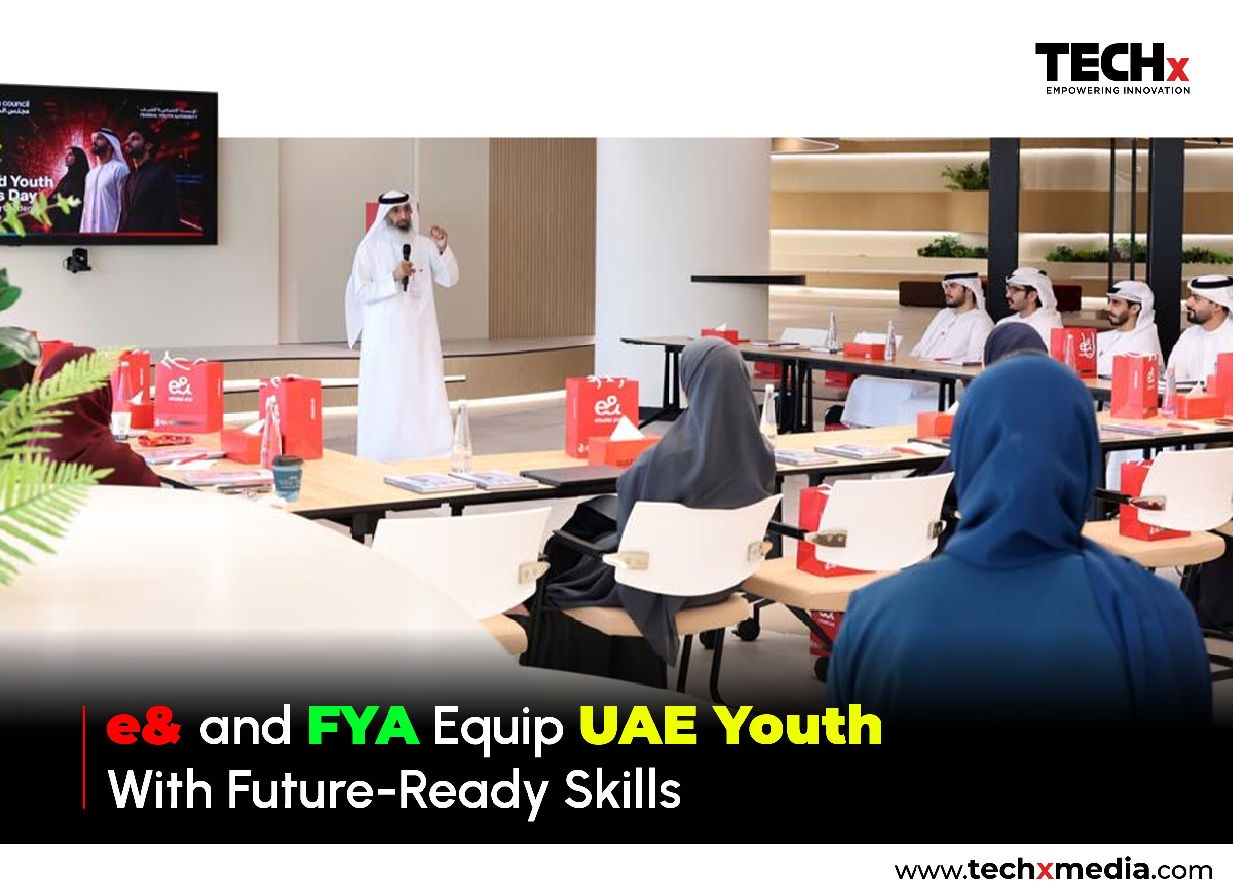 e& Marks World Youth Skills Day With Youth Initiative