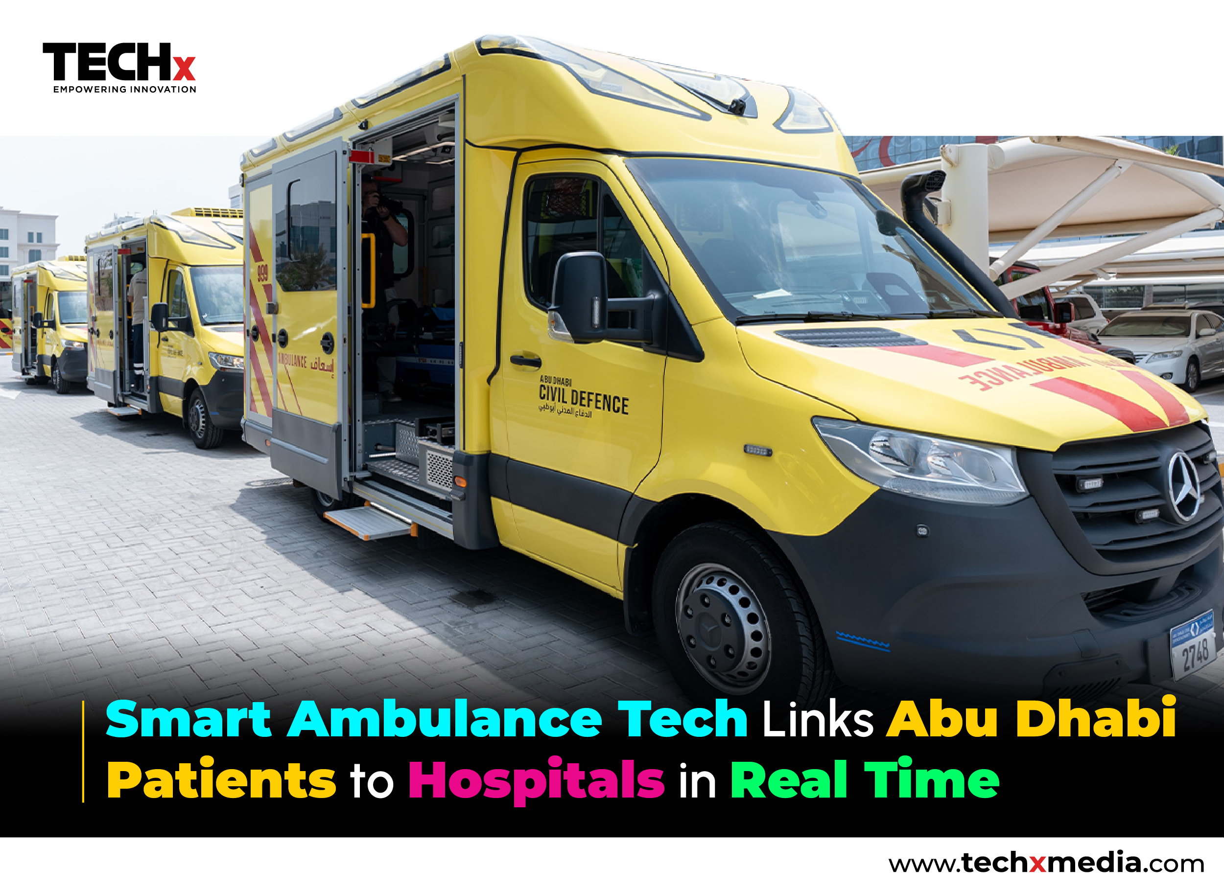 Abu Dhabi Unveils New Smart Ambulances Fleet