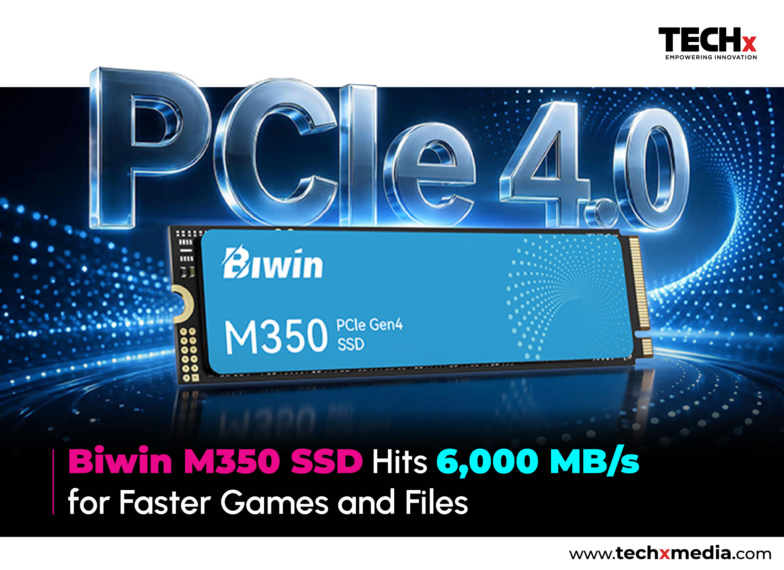 Biwin Launches M350 SSD With PCIe 4.0 Speed, 4TB