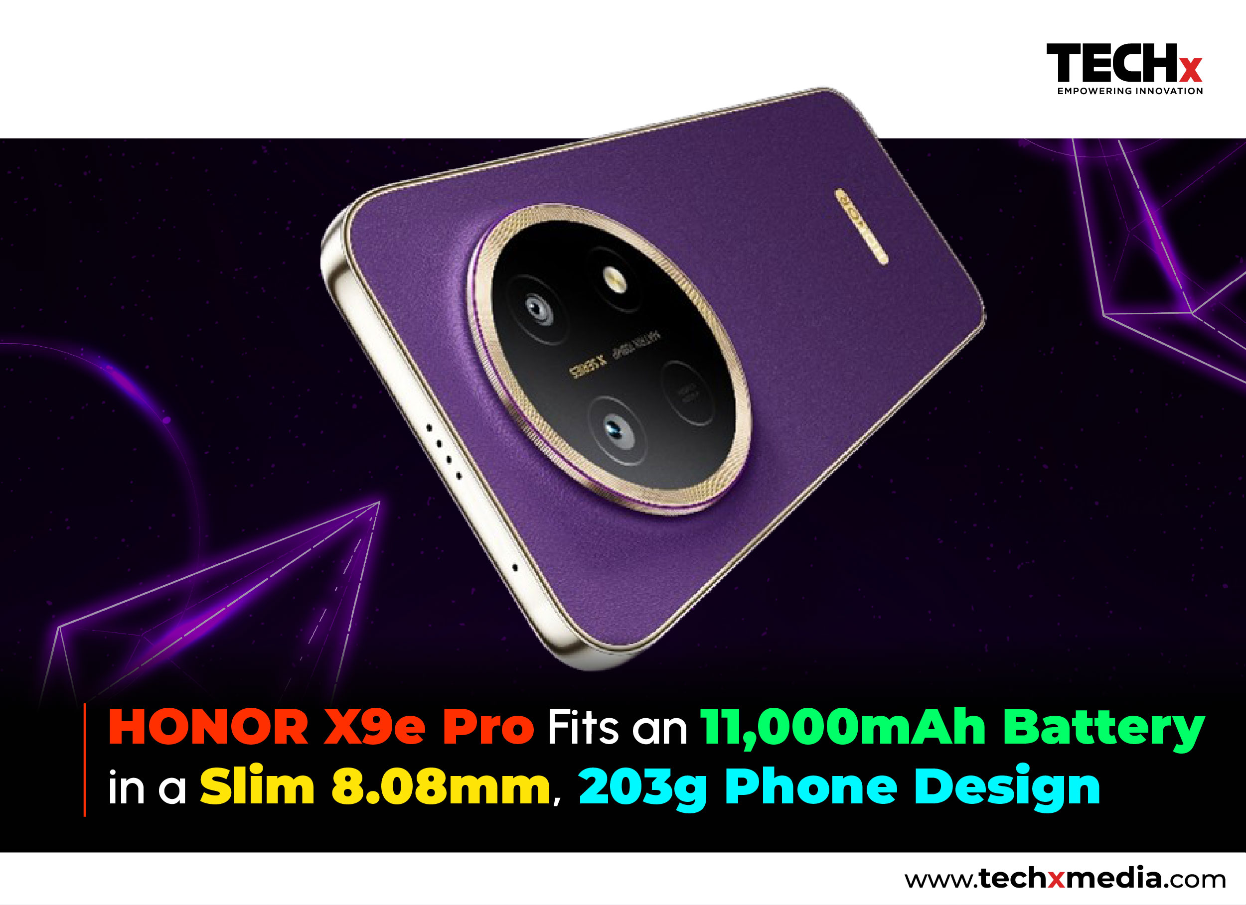 HONOR X9e Pro Brings 11,000mAh Battery and IP69K Rating