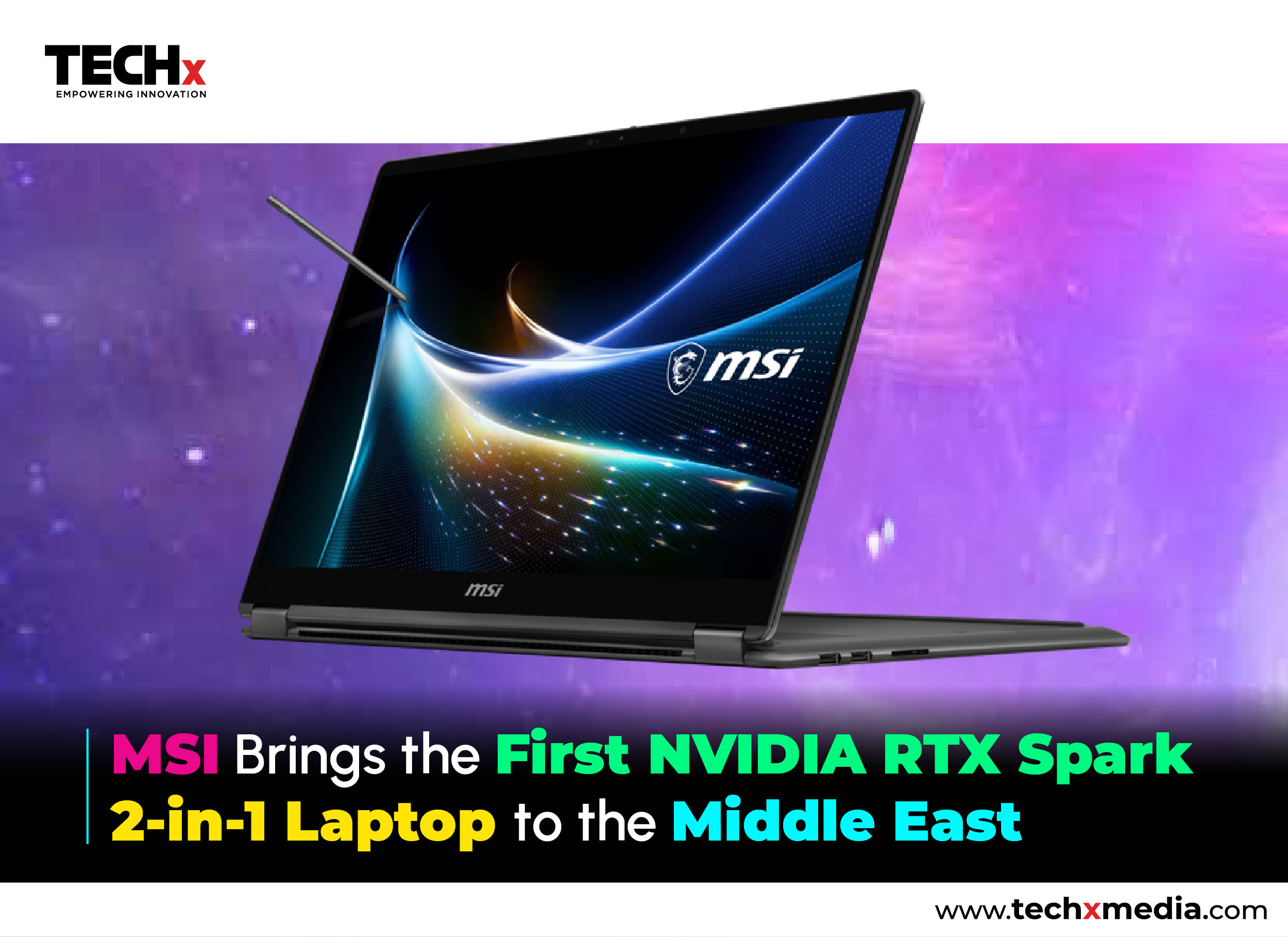 MSI Unveils First RTX Spark Laptop in Middle East