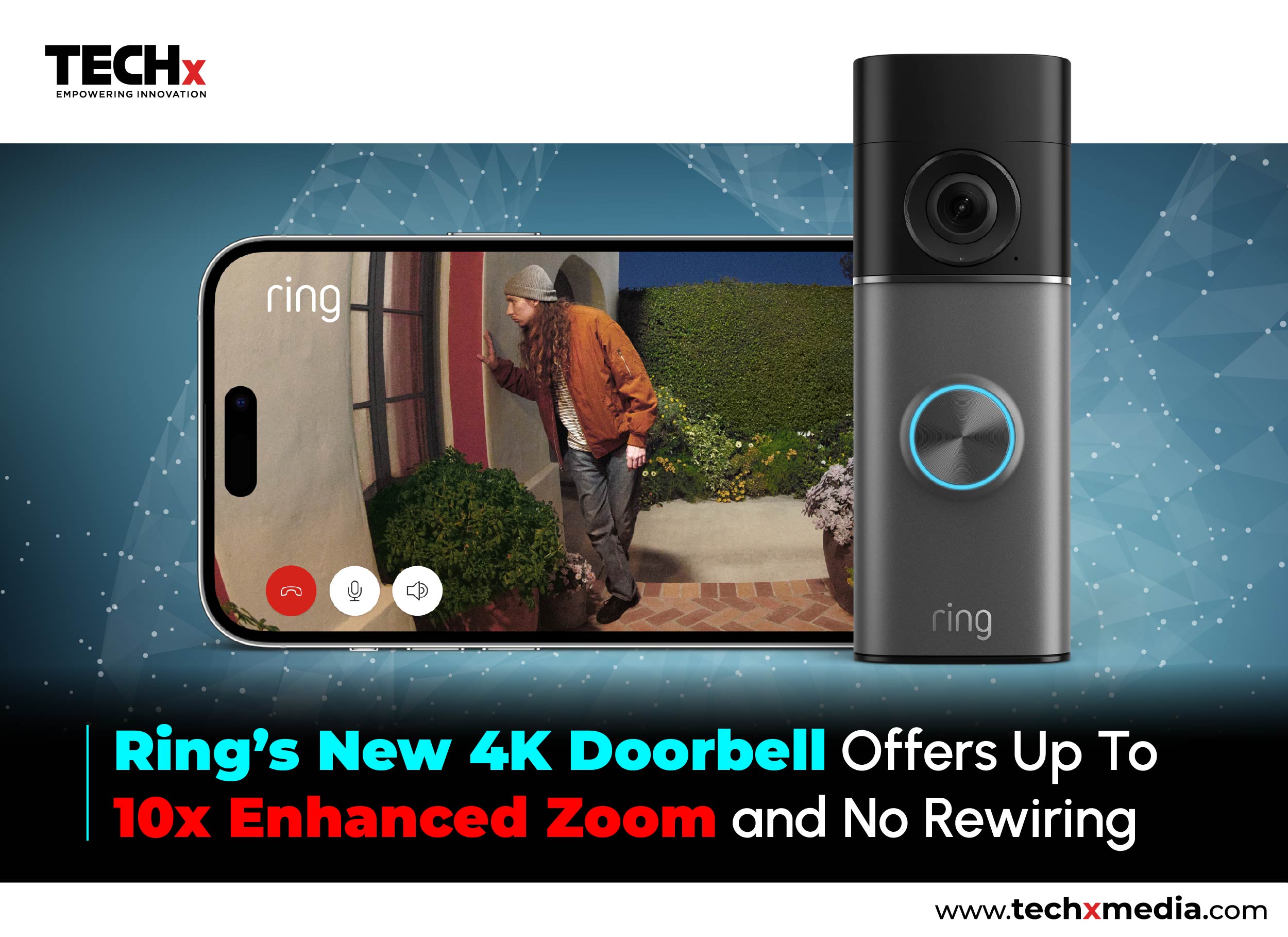 Ring Launches New Battery-Powered Doorbells in 2K and 4K