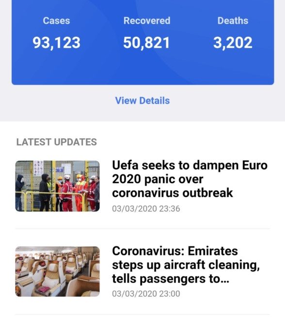 ToTok releases new “Coronavirus live updates” feature
