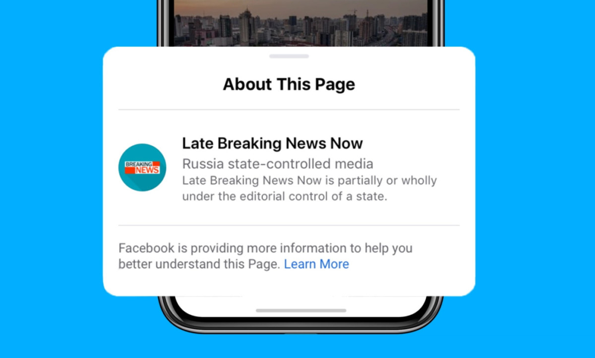 Facebook add labels identify state-controlled media