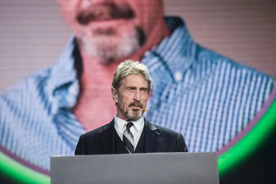 John McAfee has been arrested in Spain