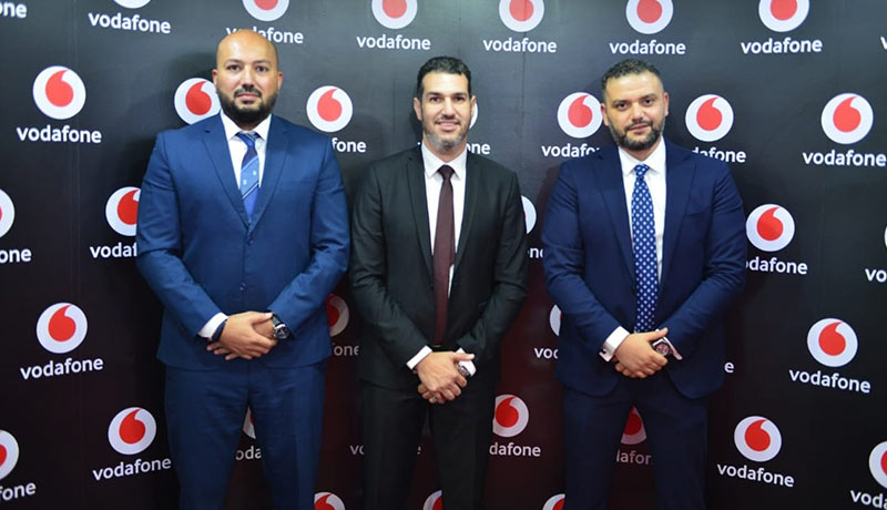 Osama-Mortada-of-CorporateStack-with-Ahmed-Sedky-of-Vodafone-and-Mohamed-Abdin-of-CorporateStack-TECHxmedia
