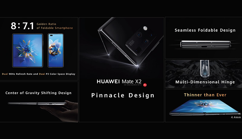 Falcon Wing Design -HUAWEI Mate X2 - techxmedia