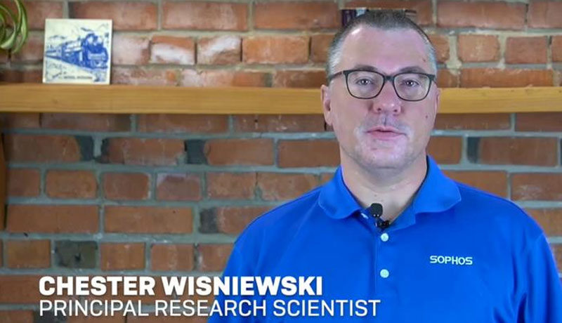 Chester Wisniewski- principal research scientist- Sophos- techxmedia