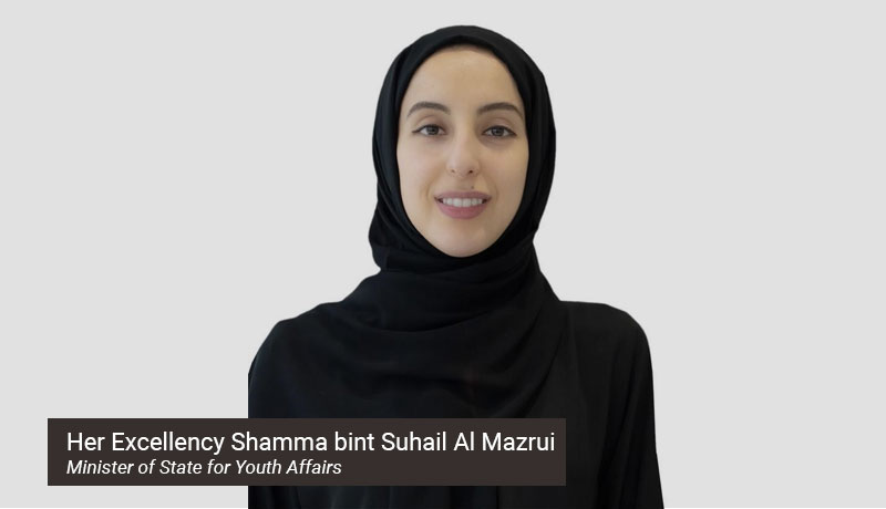 Her Excellency Shamma bint Suhail Al Mazrui - Minister of State for Youth Affairs - techxmedia