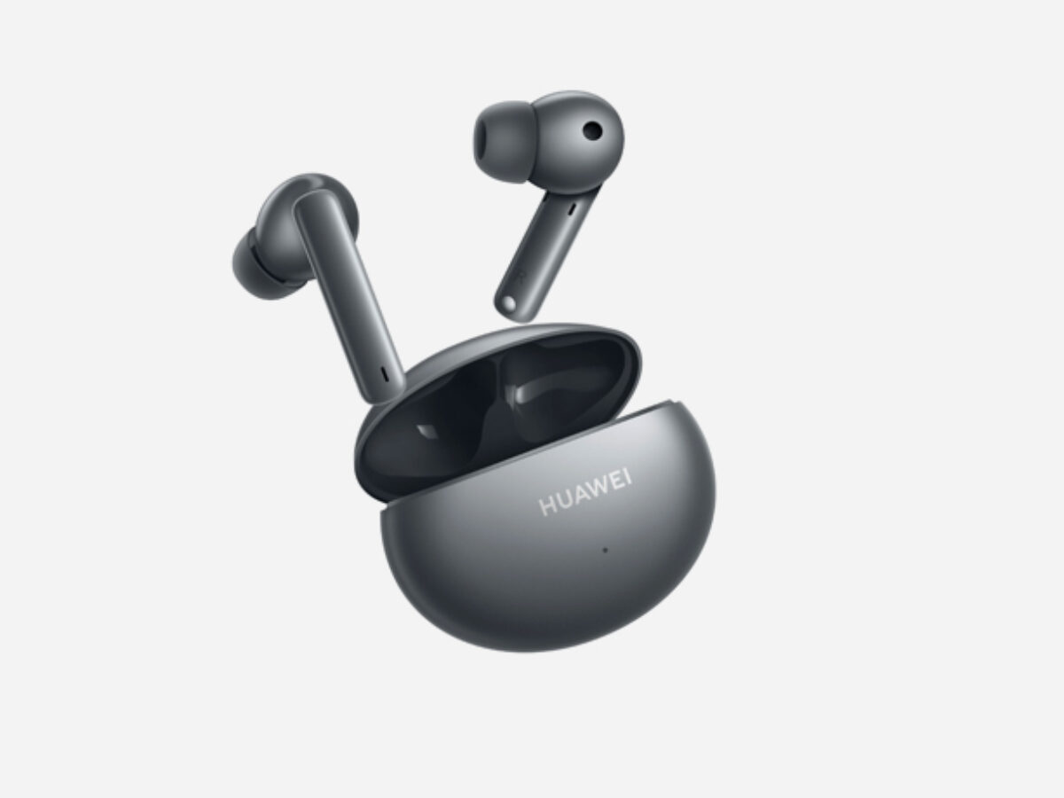 Bevielės Ausinės Huawei Freebuds 4 Silver Frost - Avitela.lt