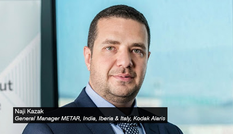 Naji-Kazak - General-Manager - METAR - India - Iberia - Italy - Kodak-Alaris - techxmedia