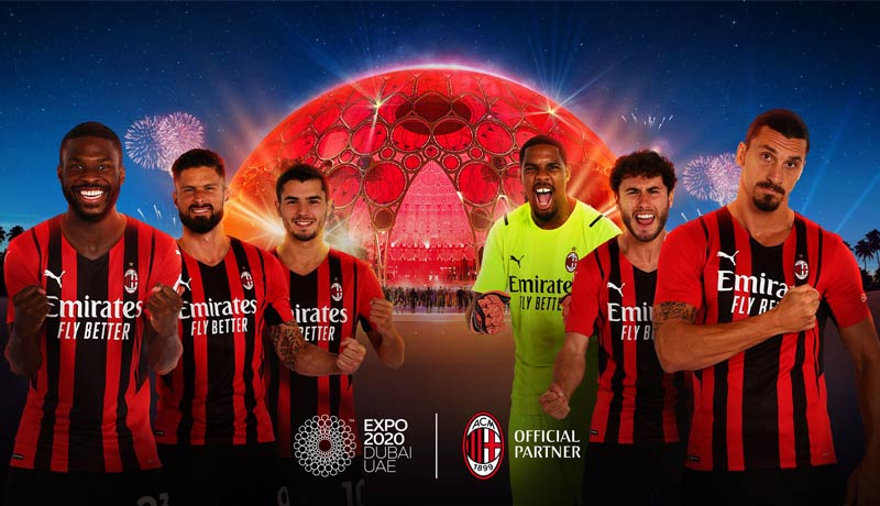 AC Milan - collaboration - expo-2020-Dubai - techxmedia