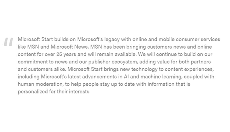 Microsoft Start - personalized newsfeed - Microsoft - techxmedia