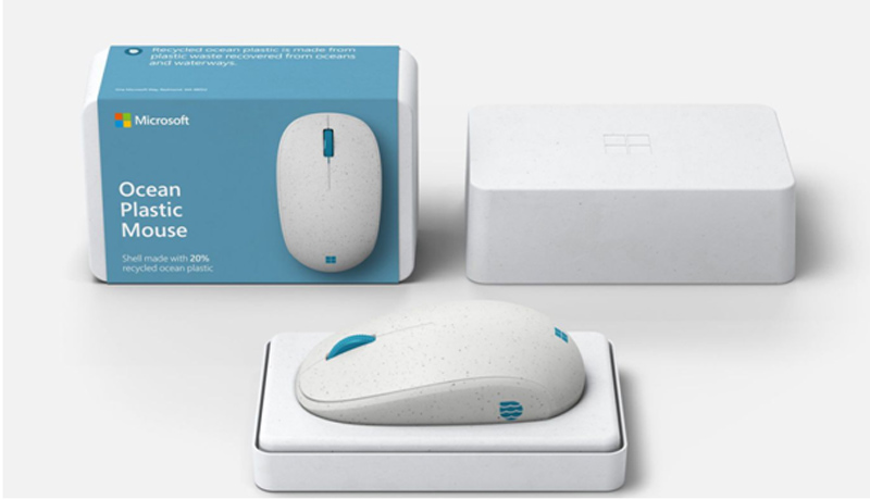 Microsoft oceanic plastic mouse - techxmedia