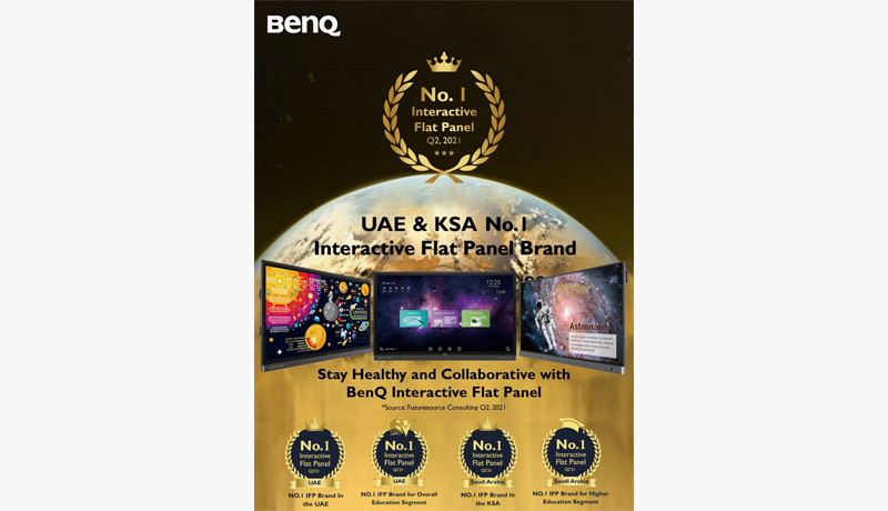 q2-2021-BenQ- Interactive Flat Panel Brand - Middle East - techxmedia