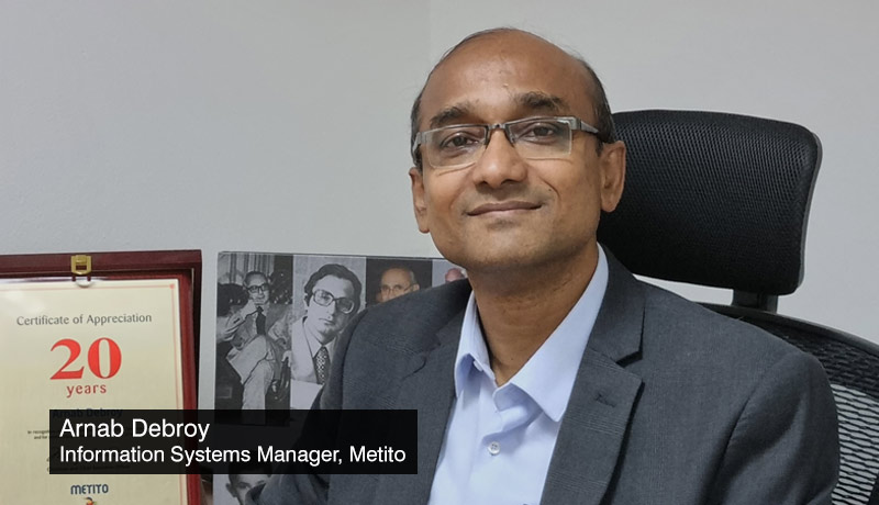 Arnab-Debroy-Metito-information-systems-manager -manufacturing operations-water industry-Infor - techxmedia