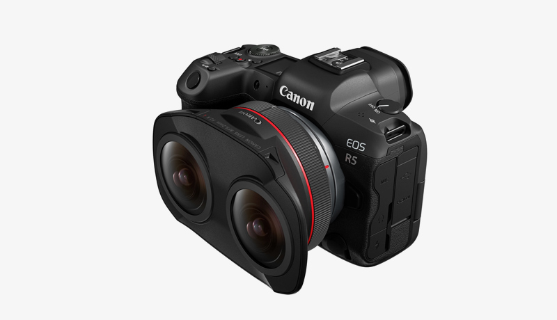Canon- RF- 5.2mm-F2.8L- DUAL FISHEYE- lens - EOS-VR-System - techxmedia