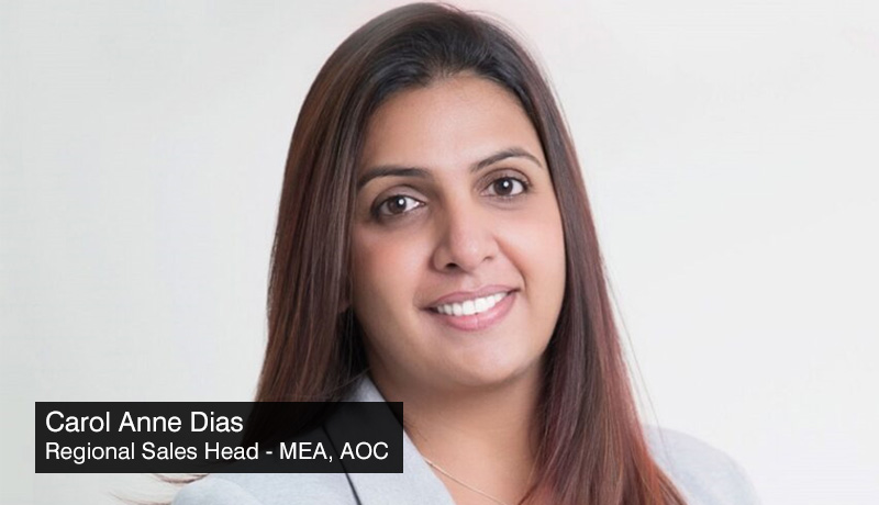 Carol-Anne-Dias-Regional-Sales-Head--MEA-AOC -Monitoring performance -Pc-Monitor - techxmedia