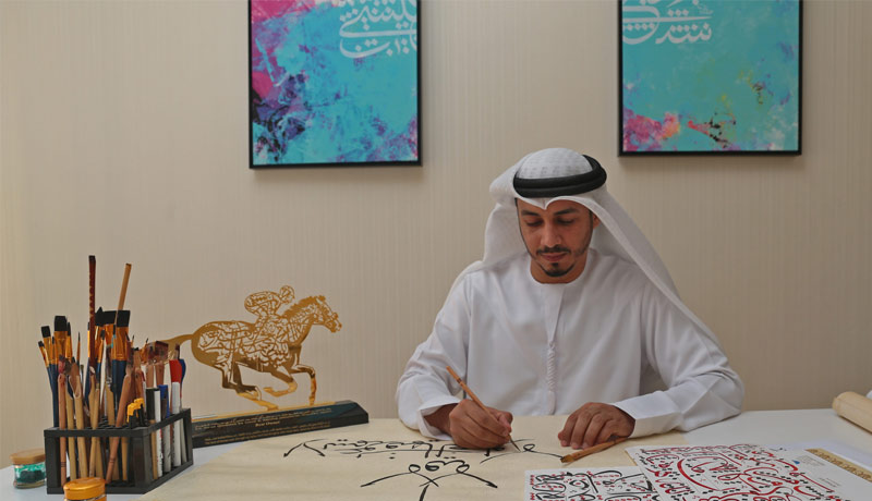 Emirati artist - Huawei - Mahmood Al-Abadi - Middle Eastern cultural heritage -techxmedia