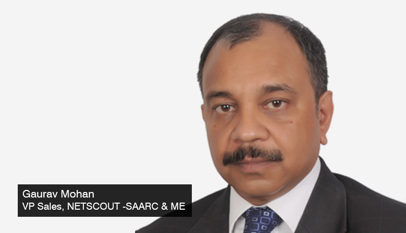 Gaurav Mohan VP Sales - NETSCOUT -SAARC & ME - DDoS - Omnis Cybersecurity - GITEX - techxmedia