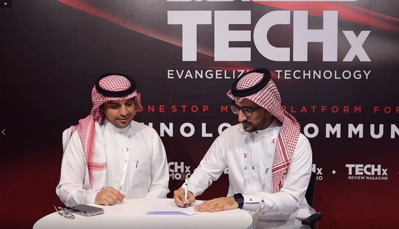 Saudi firms -GITEX booth-agreement - TECHx - techxmedia