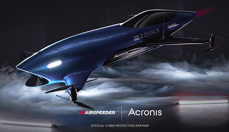 electric flying racing car - Gitex - Acronis - Etisalat - Airspeeder - techxmedia