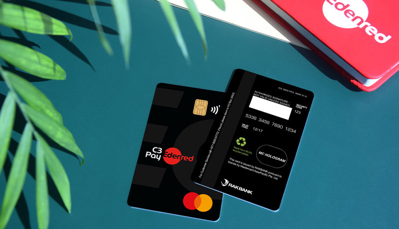 Edenred - sustainable C3Pay salary cards - UAE - techxmedia