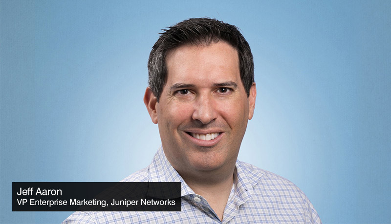 Jeff Aaron - VP Enterprise Marketing - Juniper Networks - Wi-Fi 6E access points - IoT Assurance - IT operations - techxmedia