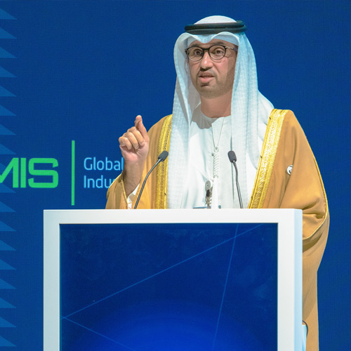 MoIAT-Dr-Sultan-bin-Ahmad-Al-Jaber Minister of Industry - Advanced Technology-UAE - HH Sheikh Mohammed bin Rashid Al Maktoum -GMIS-2021 - techxmedia