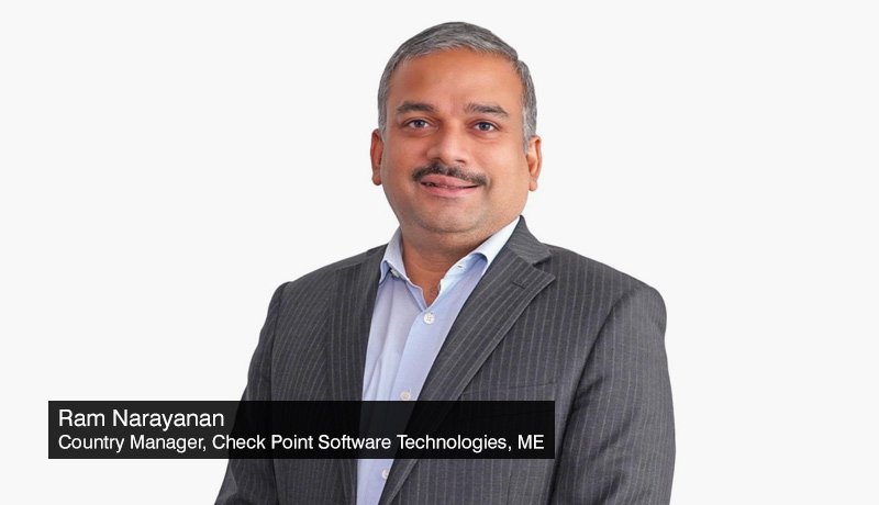 Ram Narayanan - Check Point Software Technologies Middle East- Cyber security - public sector - techxmedia