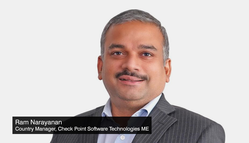 Ram-Narayanan-Country-Manager-Check-Point-Software-Technologies-Middle-East - Computer Security Day 2021 - Check Point Software - Five- tips - techxmedia
