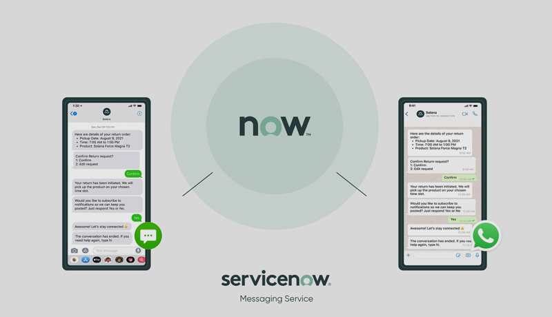 ServiceNow-messaging-service - customer experience - techxmedia