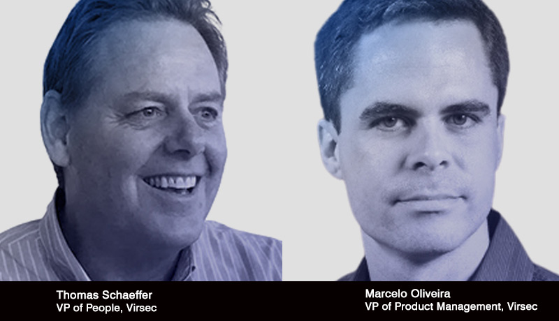 Thomas-Schaeffer-VP-of-People,-Marcelo-Oliveira-VP-of-Product-Management - Virsec -executive team -appointments - techxmedia