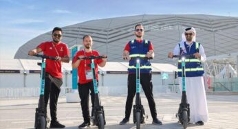 TIER supplies e-scooters for mobility staff members at the Arab Cup 2021