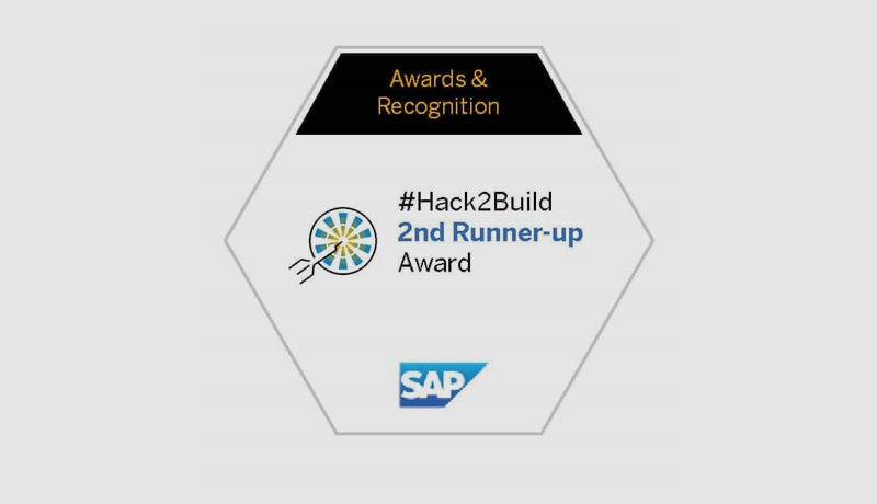 LABS - SAP - Award - AI - Artificial - Intelligence - Hack2Build - Hackathon - Techxmedia
