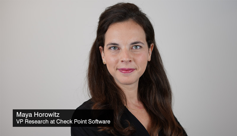 Maya Horowitz - VP Research - Check Point Software -2022 Security Report - SolarWinds attack - Apache Log4j vulnerability - techxmedia