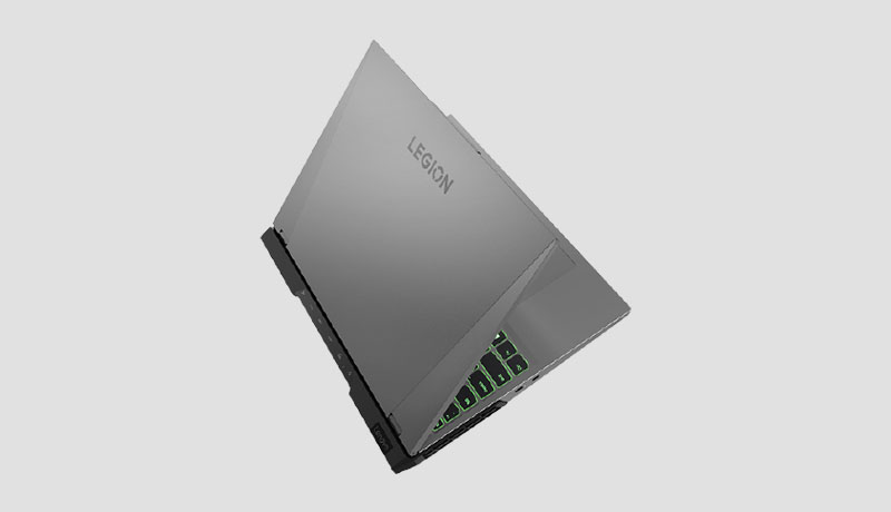 The Lenovo Legion 5i5 Pro laptop shown in Storm Grey - techxmedia