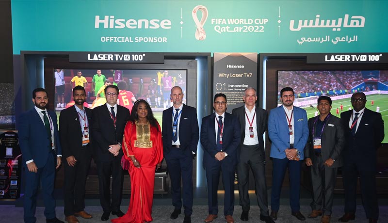 Hisense debuts Laser TV L9G at the FIFA World Cup Qatar 2022TM Final Draw -  TECHx Media